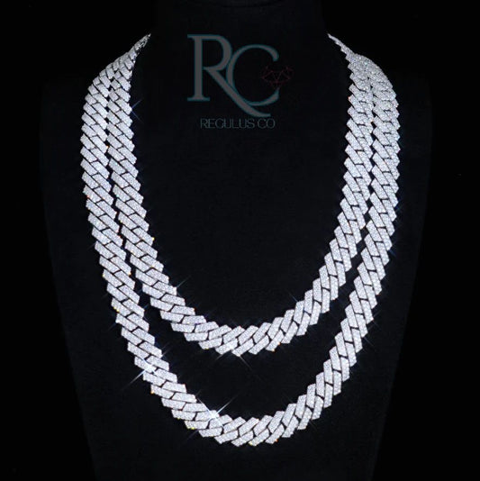 Cuban Link Chain Moissanite - 14mm