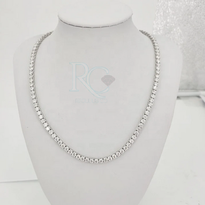 Tennis Necklace Moissanite - 4mm